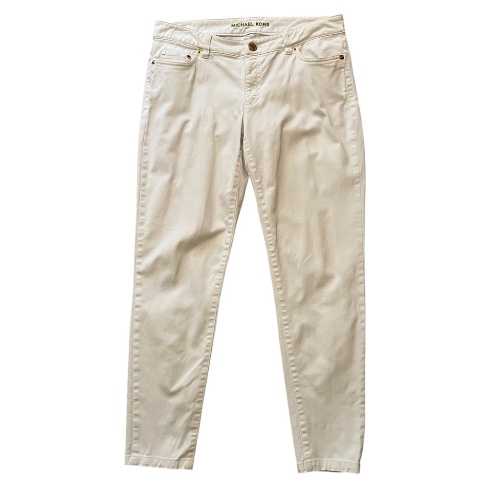 Michael Kors White Skinny Jeans 6